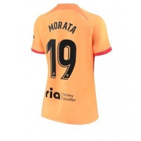 Atletico Madrid Alvaro Morata #19 Tredjetrøje Dame 2022-23 Kortærmet